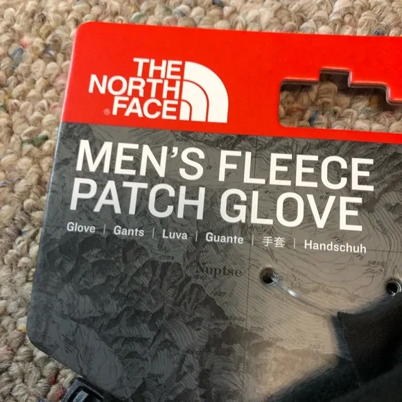 🆕 The North Face Men’s Fleece Patch Gloves Black - Picture 5 of 11